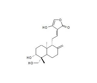 Dehydroandrographoline (CAS 134418-28-3) - chemical structure image
