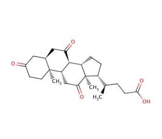 Dehydrocholic acid (CAS 81-23-2) - chemical structure image