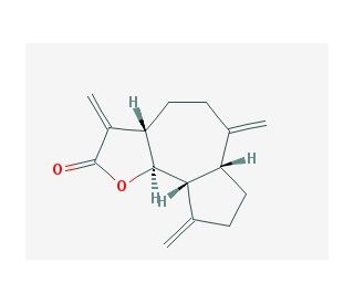 Dehydrocostus Lactone (CAS 477-43-0) - chemical structure image