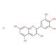Delphinidin chloride (CAS 528-53-0) - chemical structure image