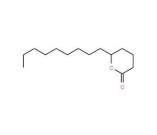&delta;-Tetradecanolactone (CAS 2721-22-4) - chemical structure image