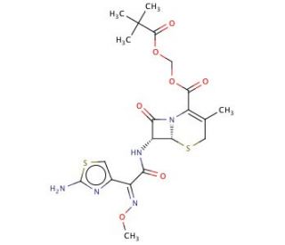 &Delta;2-Cefetamet Pivoxil (CAS 126617-54-7) - chemical structure image