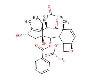 &Delta;6,7-Baccatin III (CAS 158830-50-3) - chemical structure image