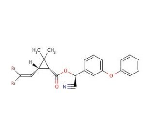 Deltamethrin (CAS 52918-63-5) - chemical structure image