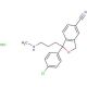 Demethylchloro Citalopram Hydrochloride (CAS 64372-52-7) - chemical structure image