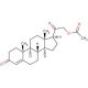 Deoxycorticosterone acetate (CAS 56-47-3) - chemical structure image