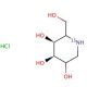 Deoxygalactonojirimycin-15N Hydrochloride - chemical structure image