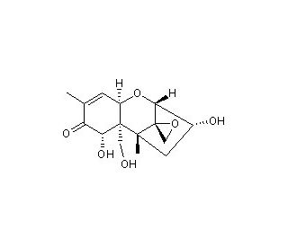 Deoxynivalenol (CAS 51481-10-8) - chemical structure image