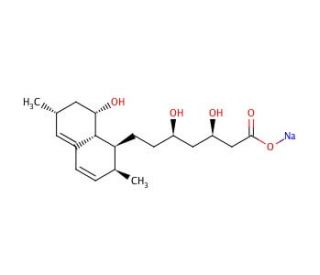 Des(2-methylbutyrate)lovastatin Hydroxy Acid Sodium Salt (CAS 132294-94-1) - chemical structure image