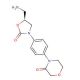 Des(5-chloro-2-carboxythienyl) Rivaroxaban (CAS 446292-10-0) - chemical structure image