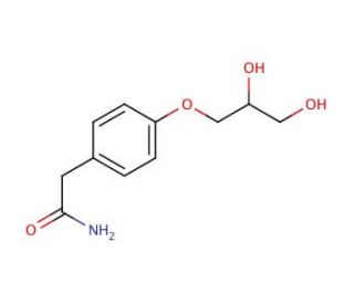 Des(isopropylamino) Atenolol Diol (CAS 61698-76-8) - chemical structure image