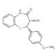 Des[3-Acetyl-5-(2-dimethylamino)ethyl] Diltiazem (CAS 42399-49-5) - chemical structure image