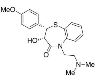 Desacetyl diltiazem (CAS 42399-40-6) - chemical structure image