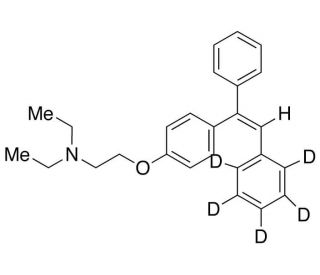 Deschloro clomiphene-d5 (CAS 19957-52-9) - chemical structure image