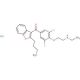 Desethyl Amiodarone Hydrochloride (CAS 96027-74-6) - chemical structure image