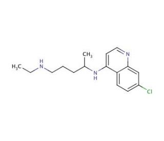 Desethyl Chloroquine (CAS 1476-52-4) - chemical structure image