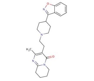 Desfluoro Risperidone - chemical structure image