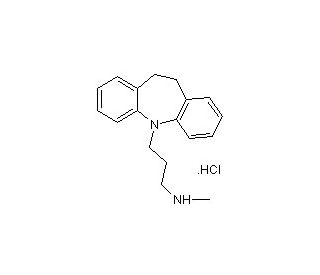 Desipramine hydrochloride (CAS 58-28-6) - chemical structure image