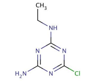 Desisopropyl Atrazine (CAS 1007-28-9) - chemical structure image
