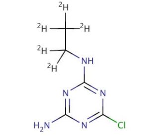 Desisopropyl Atrazine-d5 (CAS 1189961-78-1) - chemical structure image