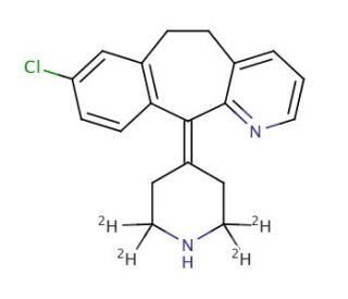 Desloratadine-d4 (CAS 381727-29-3) - chemical structure image
