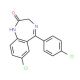 Desmethyl-4′-chlorodiazepam - chemical structure image