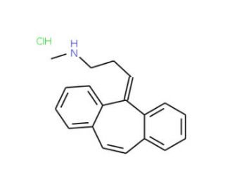 Desmethyl Cyclobenzaprine Hydrochloride (CAS 438-59-5) - chemical structure image