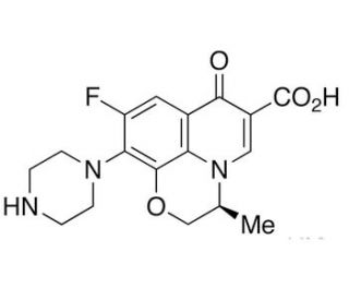 Desmethyl Levofloxacin Hydrochloride (CAS 117707-40-1) - chemical structure image