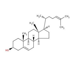Desmosterol (CAS 313-04-2) - chemical structure image