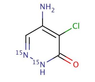 Desphenyl Chloridazon-15N2 (CAS 6339-19-1 (unlabeled)) - chemical structure image