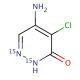 Desphenyl Chloridazon-15N2 (CAS 6339-19-1 (unlabeled)) - chemical structure image