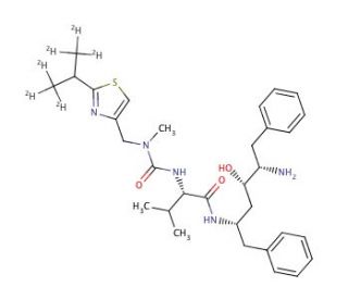 Desthiazolylmethyloxycarbonyl Ritonavir-d6 - chemical structure image