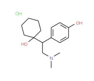 Desvenlafaxine hydrochloride (CAS 300827-87-6) - chemical structure image