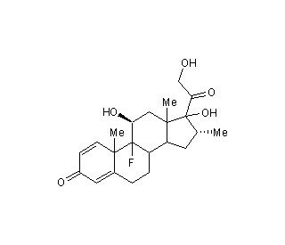 Dexamethasone (CAS 50-02-2) - chemical structure image 