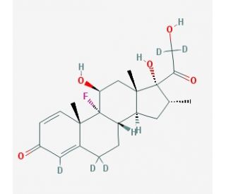Dexamethasone Labeled d5 (contains d2) (CAS 50-02-2 (unlabeled)) - chemical structure image
