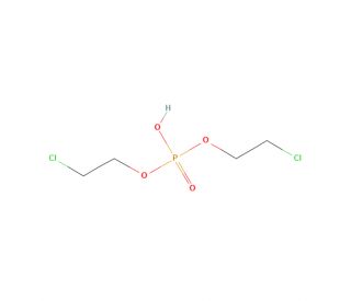 Di-&beta;,&beta;&prime;-Chloroethylphosphoric Acid (CAS 3040-56-0) - chemical structure image