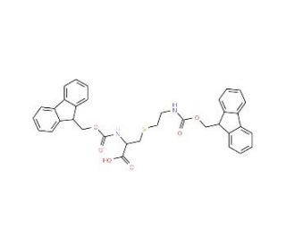 Di-Fmoc-S-(2-aminoethyl)-L-cysteine - chemical structure image