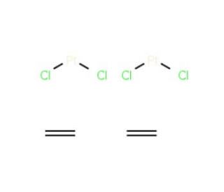 Di-&mu;-chlorodichlorobis(ethylene)diplatinum(II) (CAS 12073-36-8) - chemical structure image