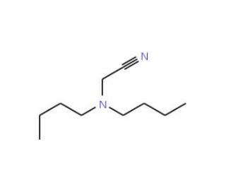(Di-n-butylamino)acetonitrile (CAS 18071-38-0) - chemical structure image