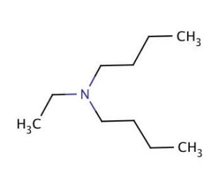 Di-n-butylethylamine (CAS 4458-33-7) - chemical structure image