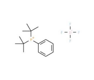Di-tert-butylphenylphosphonium tetrafluoroborate (CAS 612088-55-8) - chemical structure image