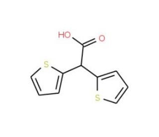 Di-thiophen-2-yl-acetic acid - chemical structure image