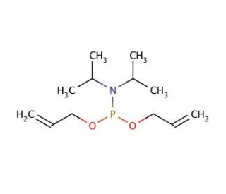Diallyl N,N-diisopropylphosphoramidite (CAS 126429-21-8) - chemical structure image