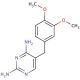 Diaveridine (CAS 5355-16-8) - chemical structure image