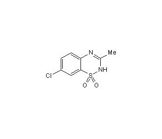 Diazoxide (CAS 364-98-7) - chemical structure image