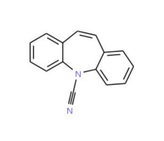 Dibenz[b,f]azepine-5-carbonitrile (CAS 42787-75-7) - chemical structure image