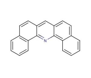 Dibenz[c,h]acridine (CAS 224-53-3) - chemical structure image
