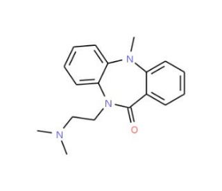 Dibenzepin (CAS 4498-32-2) - chemical structure image