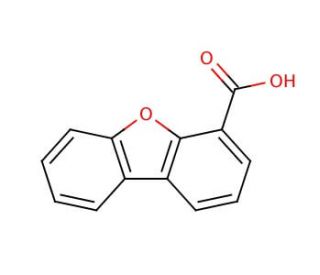 Dibenzofuran-4-carboxylic acid (CAS 2786-05-2) - chemical structure image