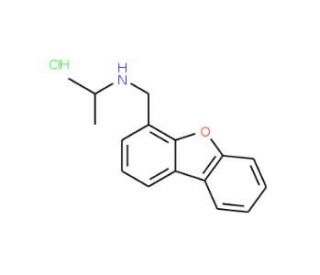 Dibenzofuran-4-ylmethyl-isopropyl-amine hydrochloride - chemical structure image